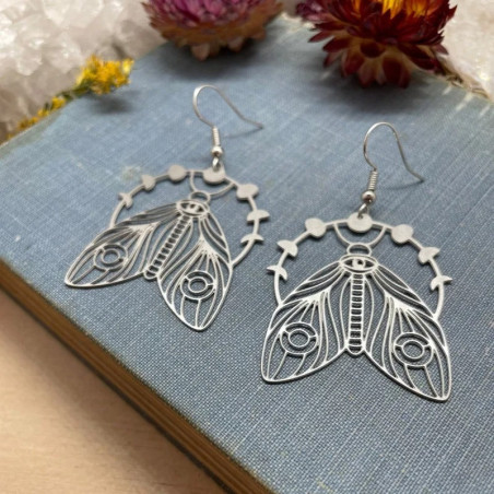 "Enchanted Wreath" Butterfly Earrings - Cute Boho Jewelry Gift