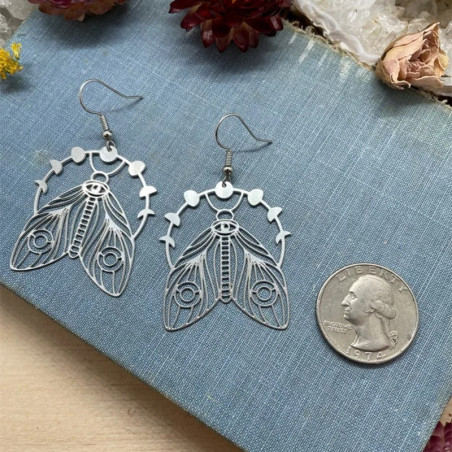 "Enchanted Wreath" Butterfly Earrings - Cute Boho Jewelry Gift