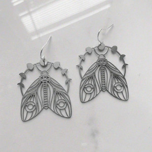 Boucles d'Oreilles Papillon 'Couronne Enchantée' - Bijou Boho