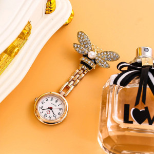Montre Infirmière Papillon Élégante | Cadeau Idéal Soignant