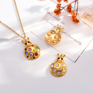Collier Coccinelle Mignon | Bijoux Enchantés Porte-Bonheur