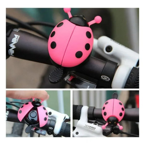 Sonnette Vélo Coccinelle Mignonne "Bubblegum" | 4 Couleurs