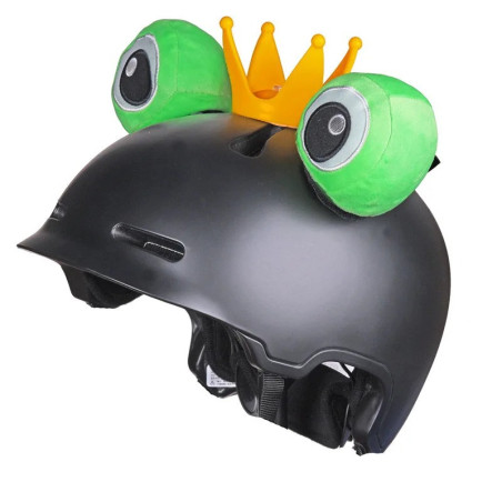 Déco Casque Yeux de Grenouille - Accessoire Drôle & Original
