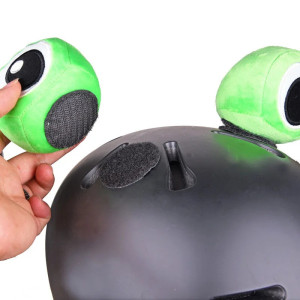 Déco Casque Yeux de Grenouille - Accessoire Drôle & Original