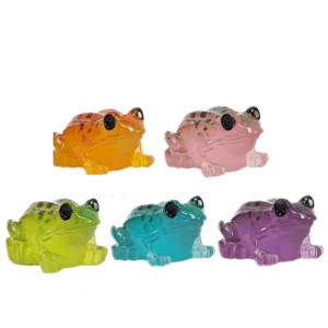 Mini Figurines Grenouilles Phosphorescentes | Lot Cadeau de 5