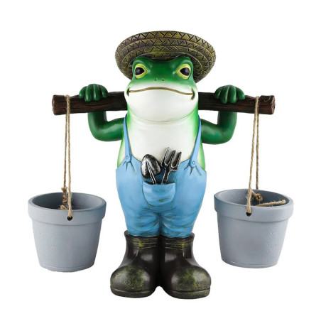 Statue Grenouille Jardinière Mignonne | Déco Jardin Originale