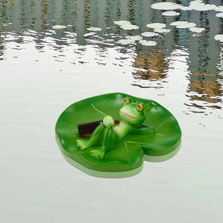 Statuetta Rana Relax "Aperitivo" - Deco Giardino Umoristica