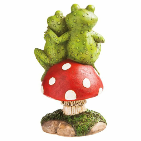 Cute Loving Frogs on Mushroom | Unique Romantic Gift Idea