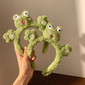 Cute Frog Plush Headband | Kawaii Funny Hair Accessory Gift