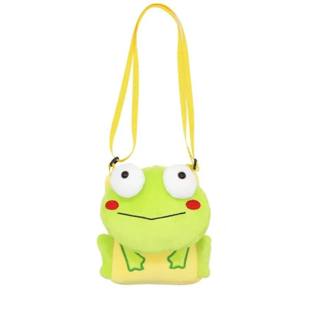 Cute Frog Plush Purse | Funny Kawaii Crossbody Bag Gift Idea