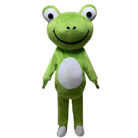 Mascota Rana "Gran Sonrisa" - Disfraz Original y Divertido