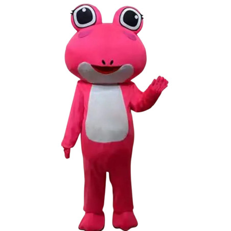 Mascotte Grenouille "Frimousse Framboise"