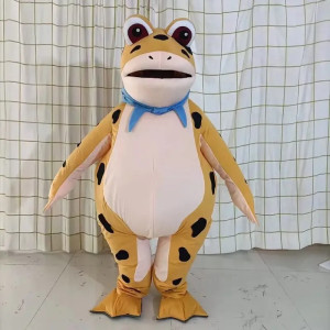 Mascotte Grenouille Mignonne "Savannah des Sables"
