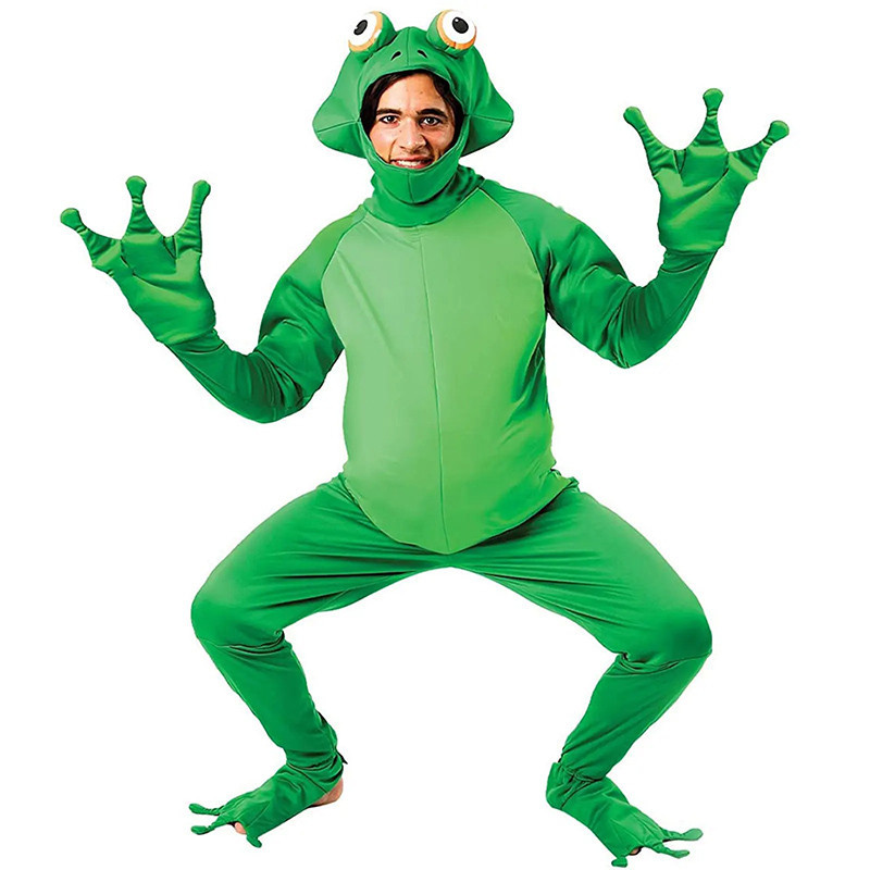 Déguisement Grenouille Vert Mignon | Combinaison Adulte Drôle