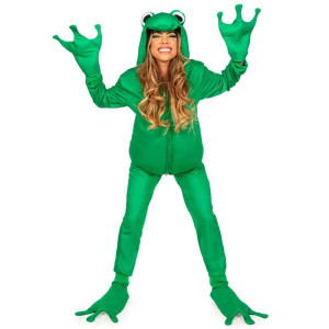 Frosch Jumpsuit "Quak-tastisch" - Lustiges Kostüm für Erwachsene