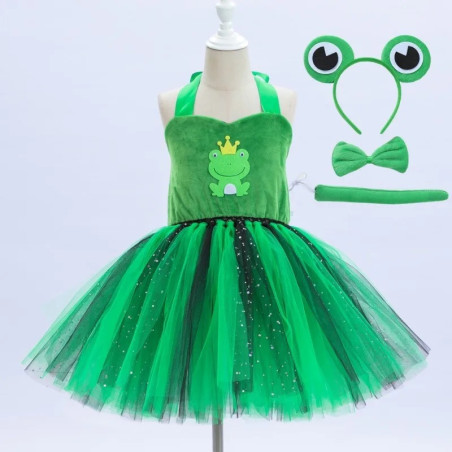 Robe Déguisement Grenouille "Prince Croâ-Royal"
