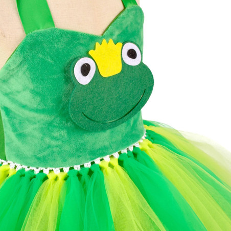 details Robe Déguisement Grenouille - Robe Princesse Grenouille "Joyeuse Croâ Croâ"