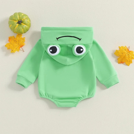 Grenouillère Bébé Grenouille Modèle "Petit Coasson Souriant" - de 0 à 18 mois