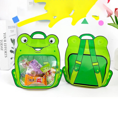 Bolsas Rana "Sonrisa Divertida" | Pack de 5 para Dulces