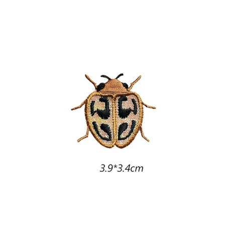 Toppa Scarabeo 'Macchie Dorate' | Patch Ricamato Originale