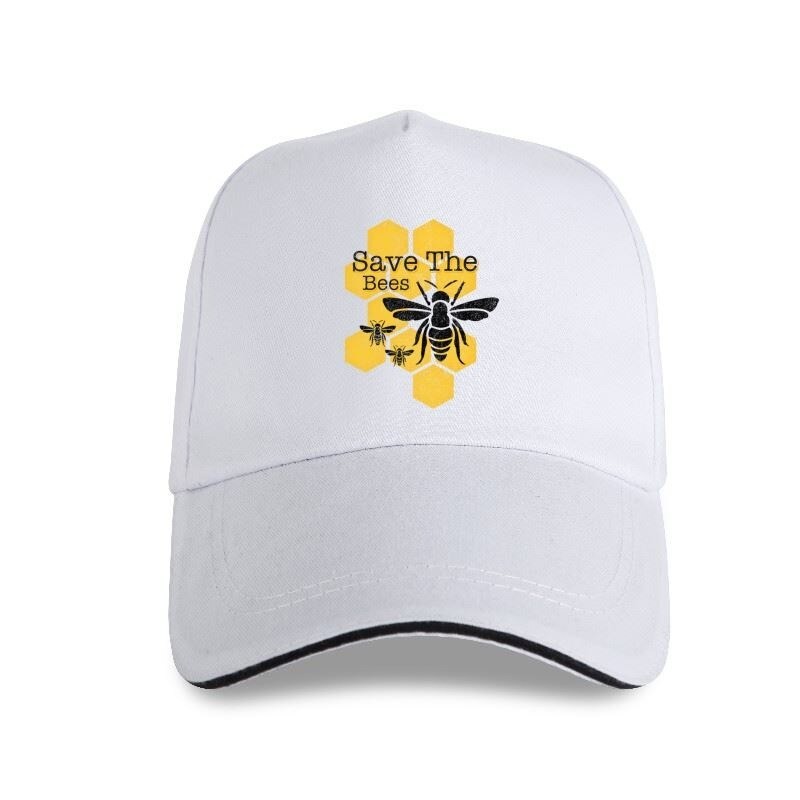 Casquette de Baseball Abeille couleur blanche
