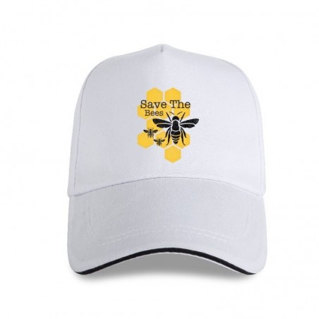 Casquette de Baseball Abeille couleur blanche