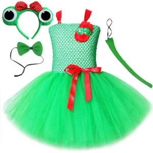 Robe Déguisement Grenouille "Miss Croâ Paillette"
