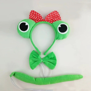 Girls Frog Tutu Costume Dress with Headband | Green & Pink