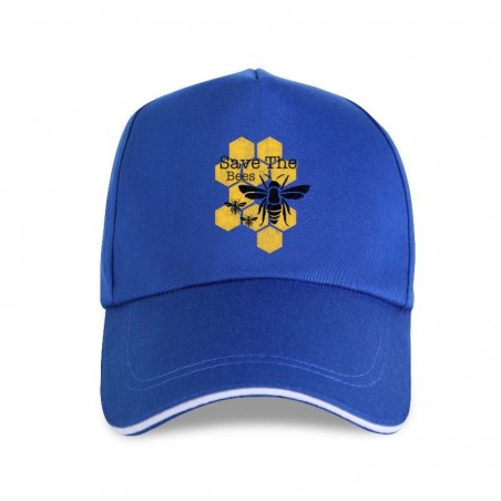 Casquette de Baseball Abeille couleur bleu