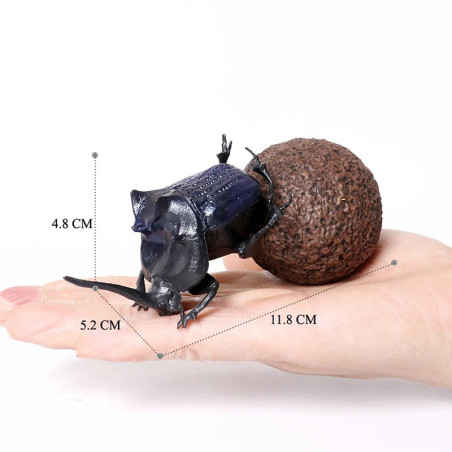 Figurine Éducative Scarabée Bousier | Jouet Insecte Unique