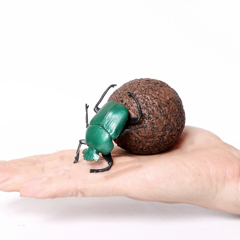 Figurine Éducative Scarabée – Cétoine Métallique Verte
