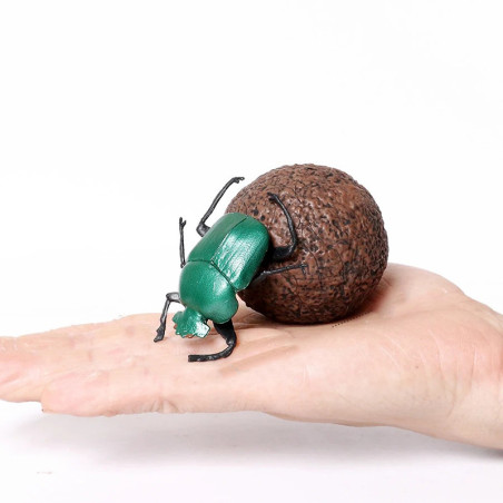 Figurine Éducative Scarabée – Cétoine Métallique Verte