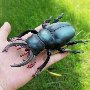 Giant Stag Beetle Figurine | Realistic Educational Insect Model