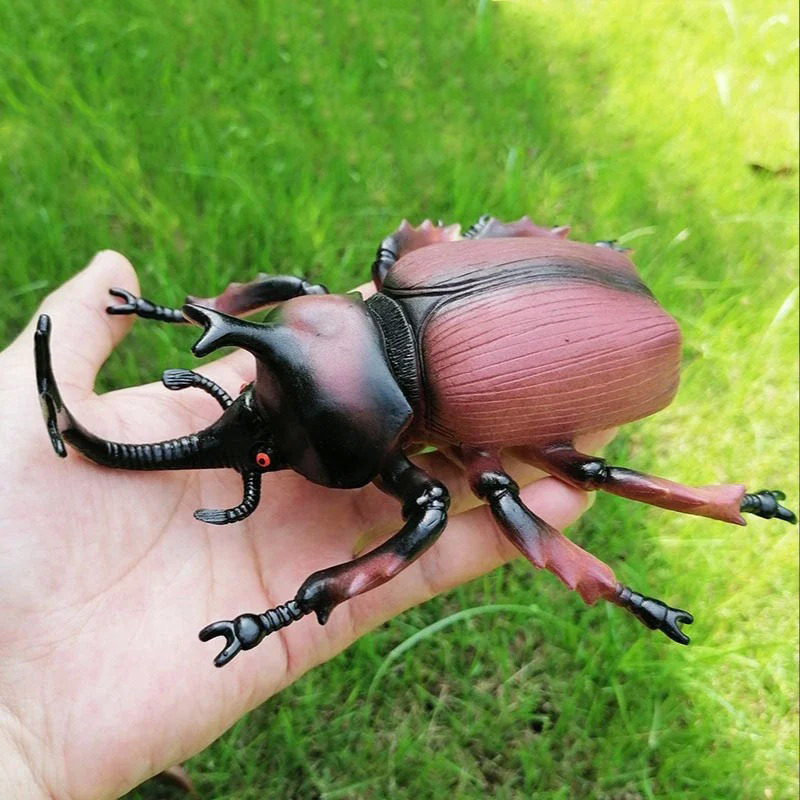 Asian Rhinoceros Beetle Figurine | Educational Insect Gift