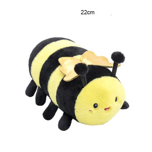 Cute Golden Caterpillar Bee Plush | 2 Sizes | Unique Gift