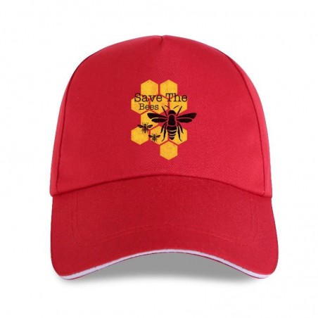 Casquette de Baseball Abeille coulur rouge
