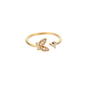 Bague Papillon Dorée | Bijou Cadeau Élégant & Minimaliste