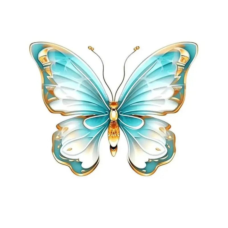 Sticker Papillon Couleur Papillon Flashy en Vinyles - modele 3