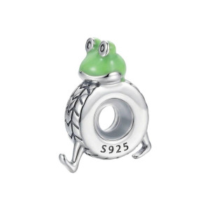 Détails Charm Grenouille Argent 925 “Petite Rainette Malicieuse”
