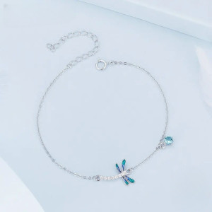 Mystic Flight Dragonfly Bracelet - Handmade & Adjustable Jewelry