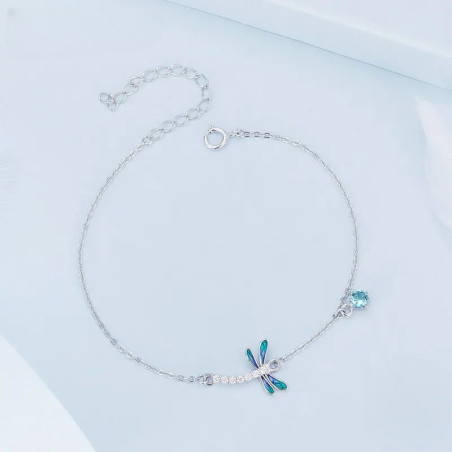 Bracelet Libellule Envol Mystique en Argent 925