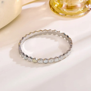 Bracciale Nido d'Ape Chic – Dorato o Argentato, Perla & Cristalli