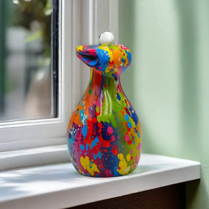 Vue arrière de la Figurine Grenouille “Splash Pop Art”