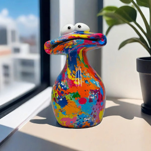 Magnifique Figurine Grenouille “Splash Pop Art”