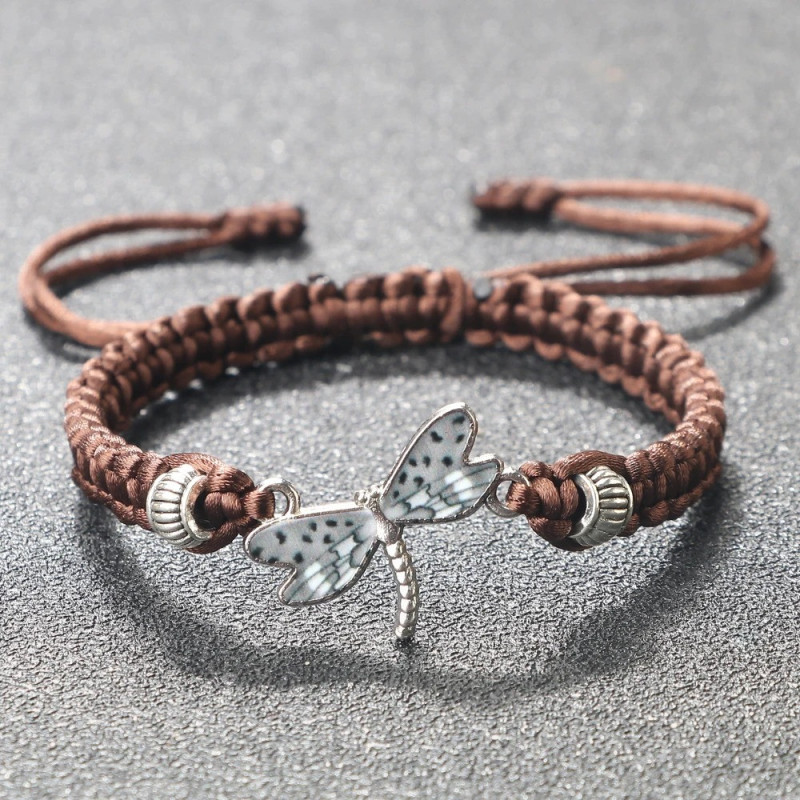 Pulsera Libélula Plateada - Elegancia Natural - 4 Colores
