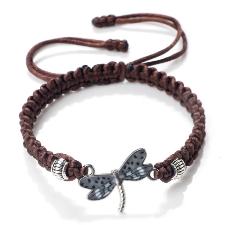 Pulsera Libélula Plateada - Elegancia Natural - 4 Colores
