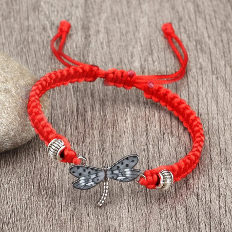 Silbernes Libellen-Armband | Natürliche Eleganz | 4 Farben