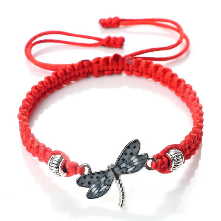 Silbernes Libellen-Armband | Natürliche Eleganz | 4 Farben