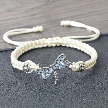 Bracciale Libellula Argentato | Idea Regalo Donna | 4 Colori