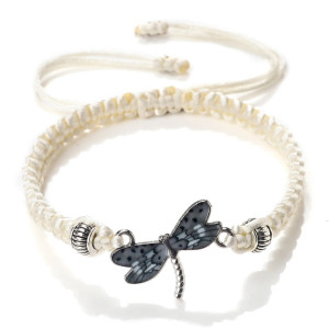 Pulsera Libélula Plateada - Elegancia Natural - 4 Colores
